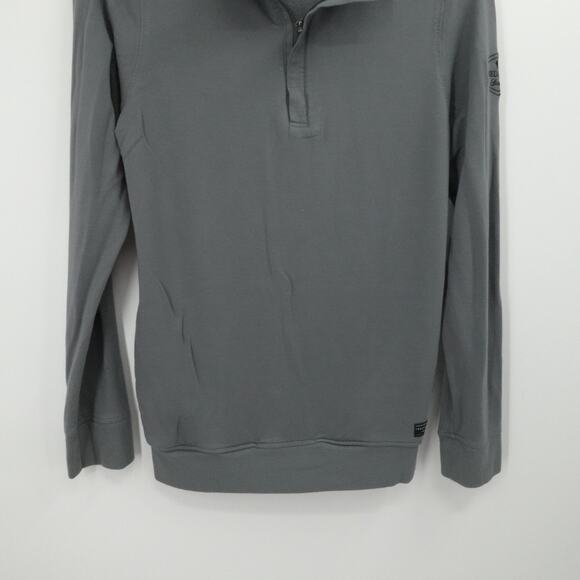 Travis Mathew Sweater Mens Small Gray 1/4 Zip Lightweight Kedler Classic Golf - Picture 9 of 14